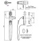 Yale Securistyle Virage Cockspur Locking Handles